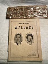 VTG STAFF License Plate Stand Up For Alabama 1975 1979 & Wallace Book 1973 COIN picture
