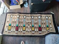 Authentic Old Miniature Navajo Yei-Be-Chai Pictorial Rug Elouise Bia FINE WEAVIN picture