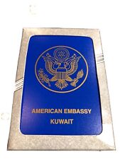 Vtg AMERICAN EMBASSY KUWAIT Most Wanted Playing Cards New In Box  picture