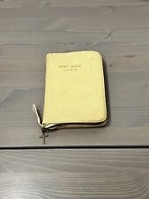 Vtg KJV Holy Bible Illustrated Self-Pronouncing Edition Zipper Compact picture