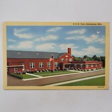 U.S.O. Club Hattiesburg Mississippi MS c1940s Vintage Linen Postcard picture