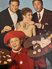 Laugh In, Dan Rowan, Dick Martin, Judy Carne, Full Page Vintage Pinup picture
