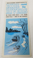 Western Kentucky Boating 1968 Foldout Brochure Paducah Ride Round the Rivers picture