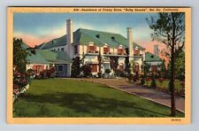 Bel Air CA-California, Residence Of Fanny Brice, Baby Snooks, Vintage Postcard picture