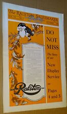 October 1916 The Ralston Salesmaker - Shoe Brochure (very musty) picture