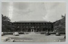 Postcard CA Roble Hall Covered In Ivy Old Cars Stanford CA RPPC Unused picture