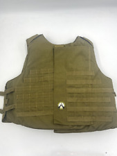 USGI Mint Tri-Fold Vest w/ Inserts(Protective) Coyote Brown USMC GWOT X-Large picture
