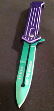 7.5 Inch 'Why So Serious?' JOKER Spring-Assisted Opening EDC Pocket Knife picture