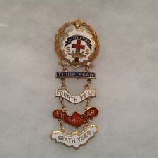 VTG Lutheran LITTLE'S SYSTEM CROSS AND CROWN Sunday School Religious Pin picture