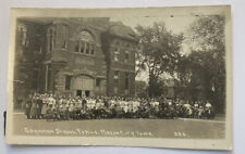 Vintage RPPC c1913 ~ Grammar School Pupils (k-8) High School~ Mason City Iowa IA picture