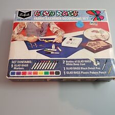 Sanford's Vtg Fabric Felt Tip Markers Old School Smell Smelly All Markers 9 Work picture