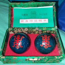 Vintage Chinese Baoding Health Meditation Stress Balls With Instructions  picture