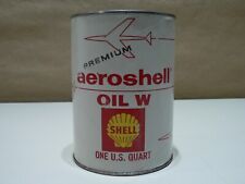 Vintage Shell Premium Aeroshell Full Cardboard Quart Can picture