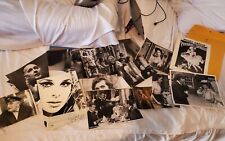 LOT 12 Vintage Old 1960's Photos Famous French Actors Men Women Movies in France picture