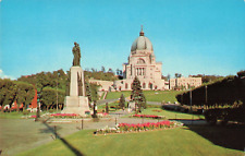 Montreal Quebec Canada, Saint Joseph's Oratory Shrine Gardens, Vintage Postcard picture