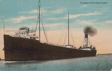 ZAYIX Postcard Freighter of the Great Lakes Ship Wolverine New Co Divided Back picture