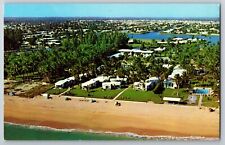 Northways Marine Villas Pompano Beach Florida Shoreline Oceanfront VNG Postcard picture