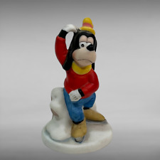 Vintage Goofy Ice Skating The Disney Collection 1987 Porcelain Fingure 3