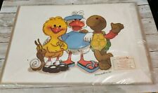NEW 4 SUZY'S ZOO. CURRENT REVERSIBLE LAMINATED  PLACE MATS  SUZY SPAFFORD 1981   picture