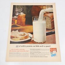 1964 Carnation Instant Milk Schlitz Beer Admiral Dewey Print Ad 10.5x13.5