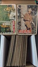 1956 Topps Davy Crockett Orange Back Complete Set 80 Cards Fair Condition picture