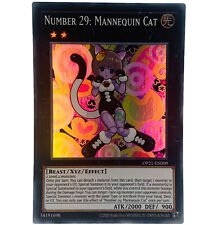 YUGIOH Number 29: Mannequin Cat OP21-EN009 OTS Pack Super Rare Card NM-MINT picture