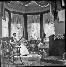 Black and White Photo 1898 Interior High Street Home Camden Maine  Reprint A-5 picture