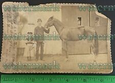 Kepner PA, Race Horse Red Weed, Boyer, Yeager, Antique Cabinet Photo picture