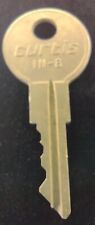 Blank Key Curtis IN-8 Appx 1-7/8” Uncut New Old Stock Made In The United States picture
