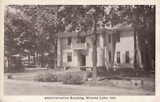 Administration Building Winona Lake Indiana IN c1920s Postcard picture