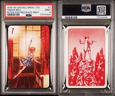 1939 CASTELL BROS. LTD. PETER PAN TINKER BELL RED BACK PSA 9 MINT picture