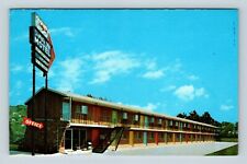 Elyria OH, Slumber Inn Motel, Coca-Cola Vending Ohio Vintage Postcard picture