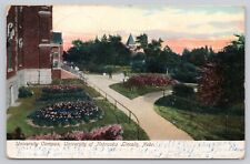Vtg Post Card University Campus, University Of Nebraska, Lincoln Nebraska H368 picture