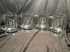 4 Alexander Keith's Glass Beer Steins 207th Birthday 5.25” Tall R3 picture