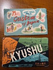 Lot Of 13 Vintage Japanese Postcards Kyushu Fukuda Cards Unused Custom Of Japan picture