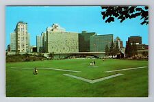 Pittsburgh PA-Pennsylvania, Point State Park, Downtown, Vintage Postcard picture