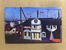 Postcard Monterey CA California Angelo's Restaurant Fisherman's Wharf Vintage PC picture