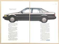Vintage 1986 Original Print Ad Two Page - Honda On A Pedestal picture
