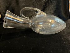 Vintage Early 1900s, Clear Glass Men's Hospital Urinal. No Markings, & No Flaws picture