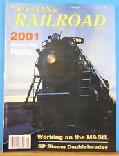 Railfan & Railroad Magazine 2002 May Working on the MS&StL SP steam Doubleheader picture