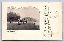 J87/ Orrville Ohio Postcard c1910 Union Railroad Depot Cannon 1423 picture