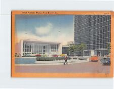 Postcard United Nations Plaza New York City New York USA picture