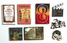 Lot of 8 Theater and Vintage Musical Theater Refrigerator Magnets picture