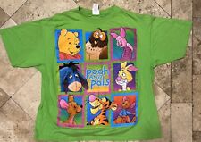 VTG Disney Winnie The Pooh Pals Front Print Shirt W22 3XL Sun Tag Made USA picture