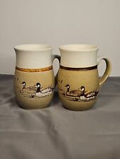 Vintage Otagiri Duck Coffee Mug Lot Of 2, Ducks, Used Condition picture