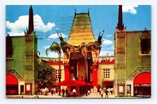 Old Postcard Grauman's Chinese Theatre Entrance Hollywood CA 1965 Cancel picture