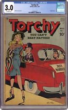 Torchy #3 CGC 3.0 1950 4180905001 picture