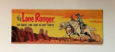 Lone Ranger Cheerios Giveaways #1 VF 1954 picture