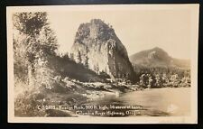 RPPC Postcard Columbia River Highway OR - Beacon Rock picture