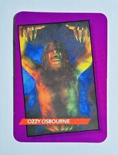 1985 AGI Rock Star Concert Cards 1st Series OZZY OSBOURNE #19 picture